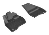 3D MAXpider 2015-2016 Ford Explorer Kagu 1st Row Floormat - Black thumbnail 1