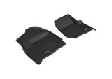 3D MAXpider 2017-2019 Ford F-250/350/450 Kagu 1st Row Floormat - Black thumbnail 1