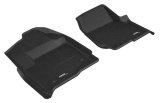 3D MAXpider 2017-2019 Ford F-250/350/450 Kagu 1st Row Floormat - Black thumbnail 9