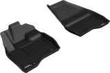 3D MAXpider 2017-2019 Ford Explorer Kagu 1st Row Floormat - Black thumbnail 1