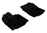 3D MAXpider 2006-2014 Honda Ridgeline Kagu 1st Row Floormat - Black thumbnail 1