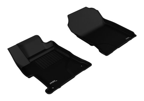 3D MAXpider 2014-2015 Honda Civic Sedan Kagu 1st Row Floormat - Black