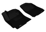 3D MAXpider 2012-2017 Hyundai Accent Kagu 1st Row Floormat - Black thumbnail 1