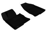 3D MAXpider 2012-2017 Hyundai Azera Kagu 1st Row Floormat - Black thumbnail 1