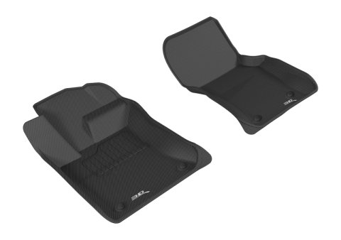 3D MAXpider 2017-2020 Jaguar XE Kagu 1st Row Floormat - Black thumbnail 1