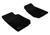 3D MAXpider 2007-2013 Jeep Wrangler JK 2-Door/Unlimited Kagu 1st Row Floormat - Black thumbnail 1