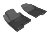 3D MAXpider 2007-2017 Jeep Compass/Patriot Kagu 1st Row Floormat - Black thumbnail 1
