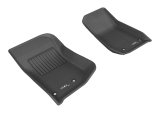 3D MAXpider 2014-2018 Jeep Wrangler JK 2-Door/Unlimited Kagu 1st Row Floormat - Black thumbnail 1