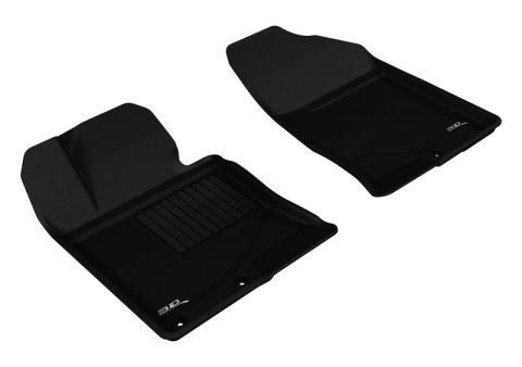 3D MAXpider 2011-2015 Kia Optima Kagu 1st Row Floormat - Black thumbnail 1