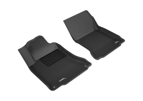 3D MAXpider 2015-2019 Mercedes-Benz CLA-Class/GLA-Class X177/X156 Kagu 1st Row Floormat - Black thumbnail 1