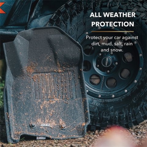 3D MAXpider 2014-2019 Mini Hardtop 2-Door/Convertible Kagu 1st Row Floormat - Black thumbnail 1