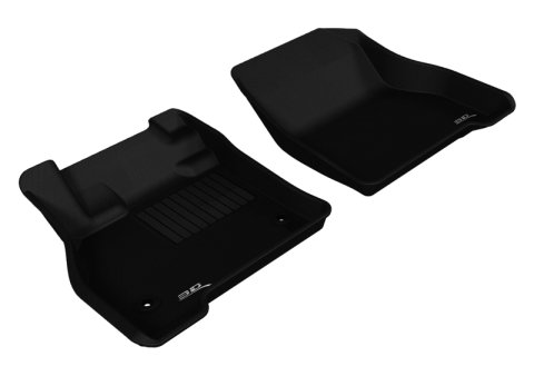 3D MAXpider 2011-2012 Nissan Leaf Kagu 1st Row Floormat - Black thumbnail 1