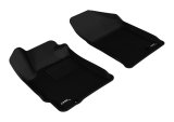 3D MAXpider 2007-2012 Nissan Altima Coupe/Sedan Kagu 1st Row Floormat - Black thumbnail 1