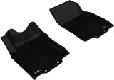 3D MAXpider 2014-2020 Nissan Rogue/Rogue Sport Kagu 1st Row Floormat - Black thumbnail 9