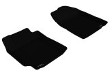 3D MAXpider 2007-2011 Toyota Camry Kagu 1st Row Floormat - Black thumbnail 1