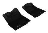 3D MAXpider 2012-2015 Toyota Tacoma Reg/Acs Cab Kagu 1st Row Floormat - Black thumbnail 1