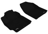 3D MAXpider 2012-2015 Toyota Prius C Kagu 1st Row Floormat - Black thumbnail 1