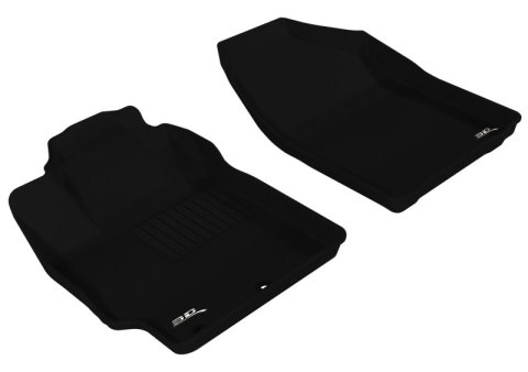 3D MAXpider 2012-2015 Toyota Prius C Kagu 1st Row Floormat - Black