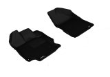 3D MAXpider 2012-2012 Toyota Venza Kagu 1st Row Floormat - Black thumbnail 1