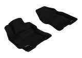 3D MAXpider 2004-2009 Toyota Prius Kagu 1st Row Floormat - Black thumbnail 1