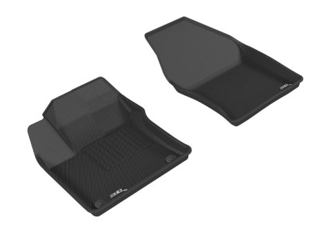 3D MAXpider 2016-2020 Toyota Prius/Prius Prime Kagu 1st Row Floormat - Black thumbnail 8