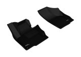 3D MAXpider 2009-2019 Volkswagen Tiguan/Tiguan Limited Kagu 1st Row Floormat - Black thumbnail 1