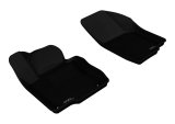 3D MAXpider 2012-2019 Volkswagen Passat Kagu 1st Row Floormat - Black thumbnail 1