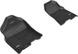 3D MAXpider 2019-2020 Dodge Ram 1500 Crew Cab/Quad Cab Kagu 1st Row Floormat - Black thumbnail 9