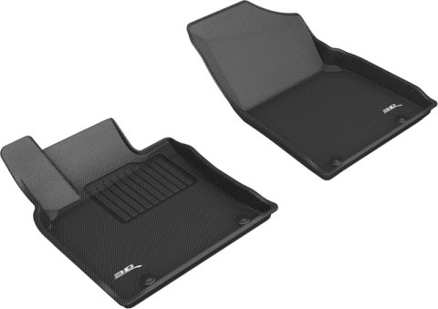 3D MAXpider 2019-2020 Lexus ES Kagu 1st Row Floormat - Black thumbnail 9
