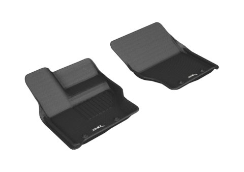 3D MAXpider 2017-2020 Land Rover Discovery Kagu 1st Row Floormat - Black thumbnail 1