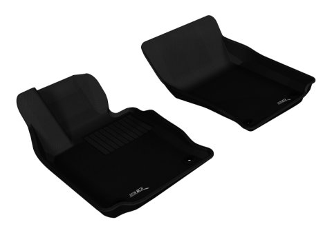 3D MAXpider 2010-2016 Porsche Panamera Kagu 1st Row Floormat - Black thumbnail 1