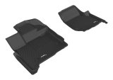 3D MAXpider 2015-2020 Ford F-150 Supercab Kagu 1st Row Floormat - Black thumbnail 9