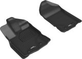 3D MAXpider 2019-2020 Ford Ranger Kagu 1st Row Floormat - Black thumbnail 1