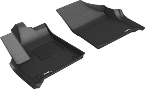 3D MAXpider 2018-2020 Buick Enclave Kagu 1st Row Floormat - Black thumbnail 1