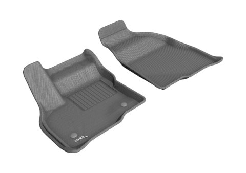 3D MAXpider 2017-2020 Chevrolet Bolt Ev Kagu 1st Row Floormat - Gray thumbnail 1