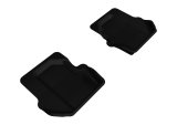 3D MAXpider 2005-2012 Porsche 911 997 Kagu 2nd Row Floormats - Black thumbnail 1