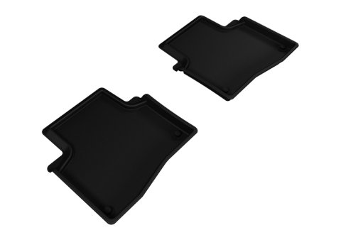 3D MAXpider 2014-2020 Acura RLX Kagu 2nd Row Floormats - Black thumbnail 1