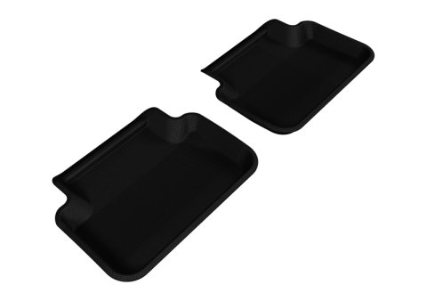 3D MAXpider 2009-2016 Audi A4/S4/RS4 Kagu 2nd Row Floormats - Black thumbnail 9