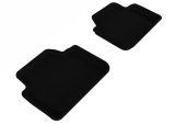 3D MAXpider 2006-2011 BMW 3 Series/X3 E90/E83 Kagu 2nd Row Floormats - Black thumbnail 1