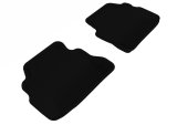 3D MAXpider 2007-2013 BMW 3 Series E92 Kagu 2nd Row Floormats - Black thumbnail 1