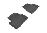 3D MAXpider 2013-2019 Cadillac ATS/ATS-V Kagu 2nd Row Floormats - Black thumbnail 1