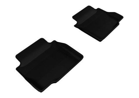 3D MAXpider 2006-2013 Chevrolet Impala/Impala Limited Kagu 2nd Row Floormats - Black thumbnail 1