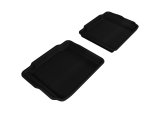 3D MAXpider 2010-2019 Ford Taurus Kagu 2nd Row Floormats - Black thumbnail 1