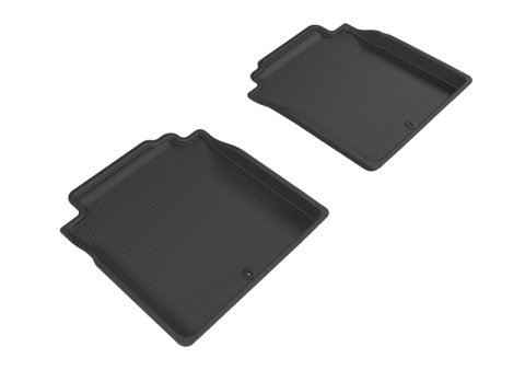 3D MAXpider 2017-2019 Genesis G90 Kagu 2nd Row Floormats - Black thumbnail 1