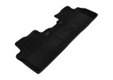 3D MAXpider 2012-2015 Honda Civic Sedan Kagu 2nd Row Floormats - Black thumbnail 1