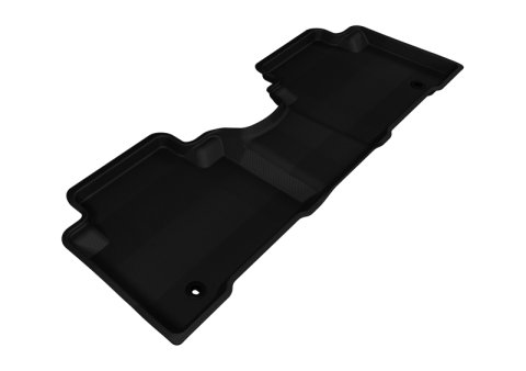 3D MAXpider 2013-2018 Hyundai Santa Fe Sport Kagu 2nd Row Floormats - Black thumbnail 1
