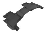 3D MAXpider 2006-2010 Jeep Commander Kagu 2nd Row Floormats - Black thumbnail 1