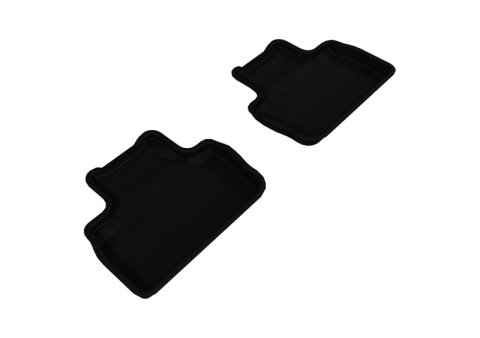 3D MAXpider 2006-2013 Lexus IS Kagu 2nd Row Floormats - Black thumbnail 1