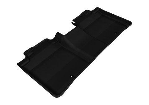 3D MAXpider 2013-2018 Lexus ES/ES Hybrid Kagu 2nd Row Floormats - Black thumbnail 1
