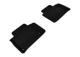 3D MAXpider 2007-2012 Lexus LS460 Kagu 2nd Row Floormats - Black thumbnail 1